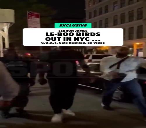 詹姆斯在纽约街头遭到球迷贴脸输出：你永远比不了乔丹！
