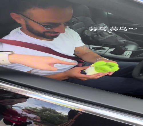 什么水平小姐姐送蒜鸟玩偶,哈哈哈