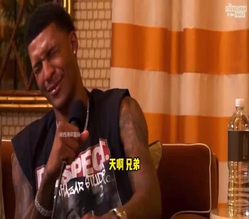 小贾巴里:阿门身体素质太炸裂!不用屈膝蓄力,就能用头碰篮筐!