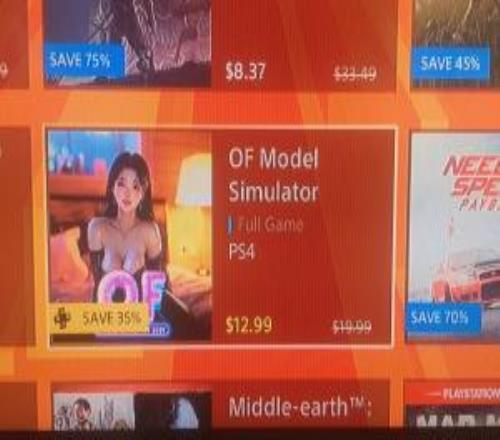 PS商店出現AI游戲！扮演OnlyFans模特名利雙收