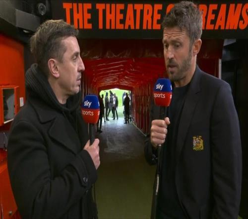 卡里克談梅努首發(fā)：他是個非常棒的球員，踢過一些重大比賽