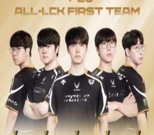 LCK公布年度最佳陣容：一陣為Gen.G全隊！Faker、Guma進入三陣