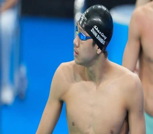 張展碩贏得全運會男子200米自由泳冠軍