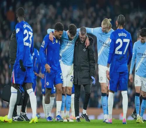 曼城遭重創(chuàng)！格瓦迪奧爾右腿脛骨骨折預(yù)計(jì)賽季報(bào)銷