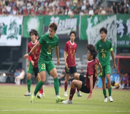 全运会男足U20组预选赛：浙江队11战平北京队