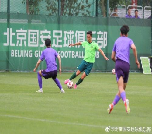 教学赛北京国安22津门虎法比奥方昊破门冯博轩杨立瑜助攻