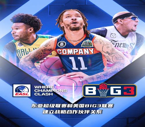 東超和美國BIG3聯(lián)賽建立戰(zhàn)略合作伙伴關(guān)系2026年將賽事帶到亞洲