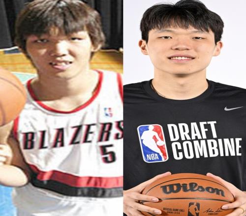 小杨帅多了开拓者上个亚洲中锋河升镇和杨瀚森有些许神似