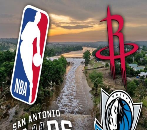 得州洪灾火箭+独行侠+马刺联合NBA捐款超200万美元