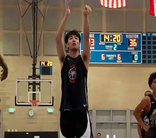 能進NBA選秀首輪中國男籃新星狂轟25分，國家隊崛起有戲了！