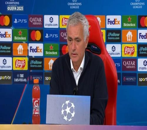 0分墊底！歐冠慘吞6連敗，穆里尼奧怒斥裁判