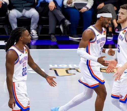 NBA西部最新積分榜：雷霆第1，湖人第2，火箭下滑第6，勇士第8