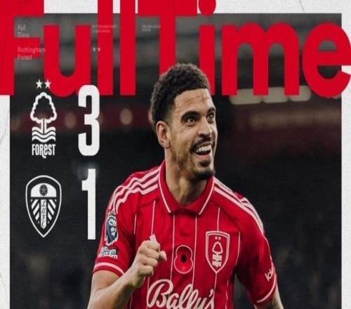 【英超】諾丁漢31利茲，終結9輪不勝