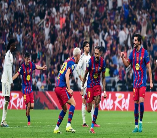 32！熊皇破荒難救主拉神雙響主導(dǎo)走勢(shì)巴薩擊敗皇馬衛(wèi)冕超級(jí)杯