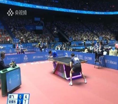 樊振東晉級全運會乒乓球男單八強