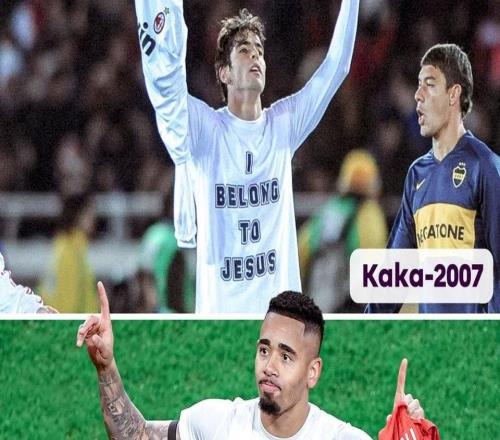 致敬，熱蘇斯取得復(fù)出進球后做出卡卡同款慶祝動作