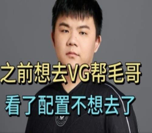 真相扎心XinQ：之前想去VG幫毛哥，看了配置后不是很想去了
