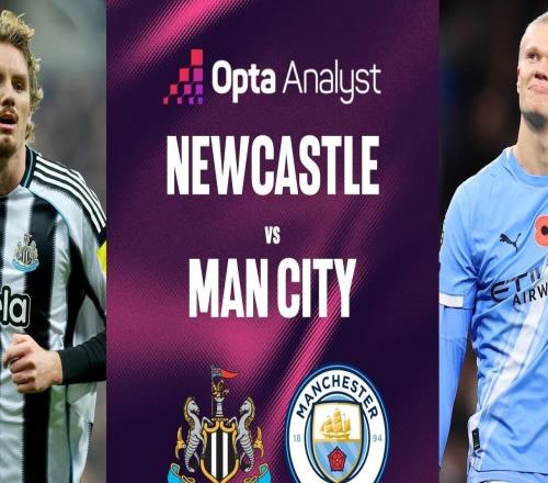 曼城連續(xù)33次英超對(duì)紐卡都進(jìn)球，過去35次聯(lián)賽交手只輸1場(chǎng)