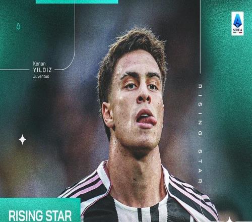 官方：尤文前鋒伊爾迪茲當選意甲11月最佳新星