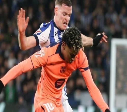 巴薩本賽季各項(xiàng)賽事?lián)糁虚T框數(shù)已達(dá)23次，為歐洲五大聯(lián)賽榜首