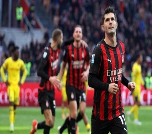 米蘭20天首勝！暫登頂意甲，10戰(zhàn)維羅納全勝，連刷4大紀(jì)錄