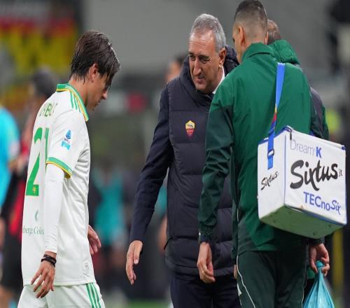 跟隊(duì)：迪巴拉左腿股二頭肌出現(xiàn)中度損傷，將缺陣大約三周