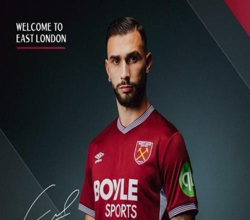 官方：西漢姆聯(lián)簽下卡斯特利亞諾斯據悉轉會(huì )費2900萬(wàn)歐