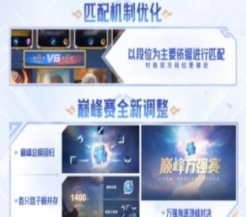 王者榮耀S42新賽季官宣1月8日上線(xiàn)，將以段位為主要依據進(jìn)行匹配