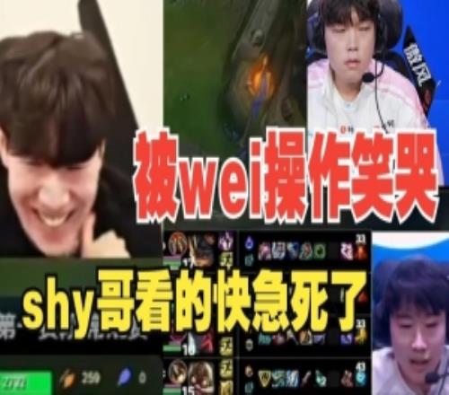 theshy看IG新上單被bin單殺急死了：wei為什么不幫rookie哥推線