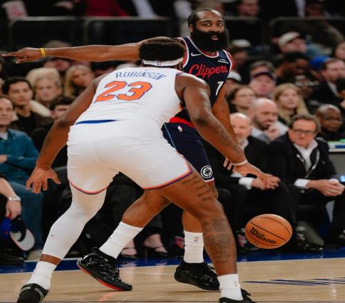 3人很關鍵！快船半場5651尼克斯：哈登12+1+5無解！