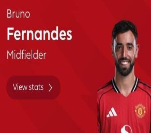 兩次助攻，B費(fèi)當(dāng)選水晶宮vs曼聯(lián)全場(chǎng)最佳球員