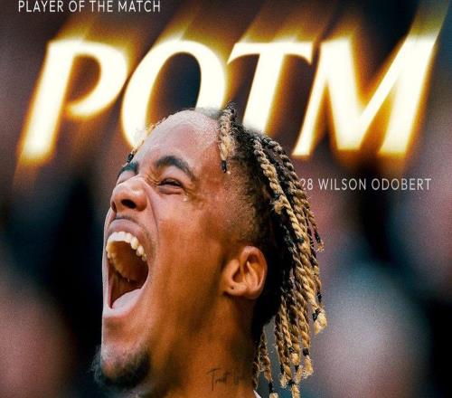 替補(bǔ)登場(chǎng)送助攻，奧多貝爾當(dāng)選與曼聯(lián)一役熱刺隊(duì)內(nèi)最佳球員