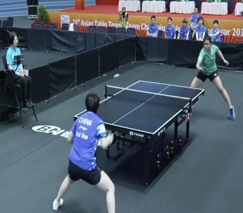 中国女乒30横扫泰国女乒,晋级亚锦赛四强将战韩国