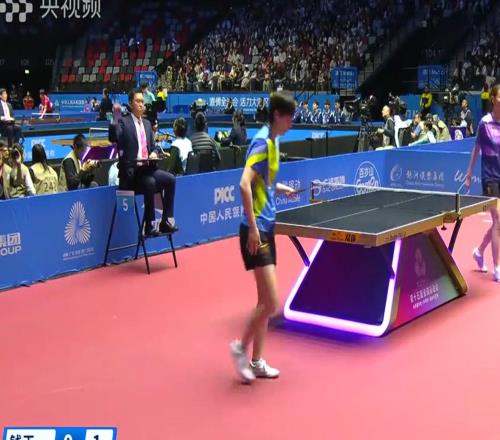王曼昱41戰(zhàn)勝錢天一，晉級全運(yùn)會乒乓球女子單打八強(qiáng)