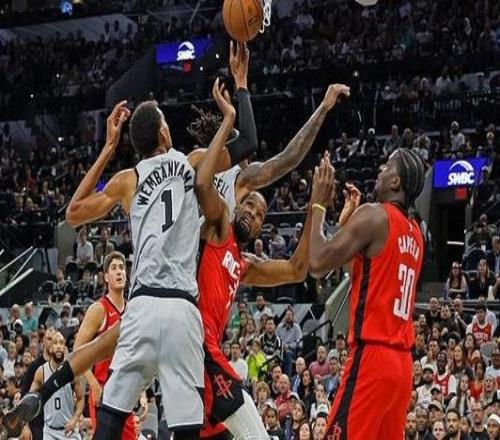 文班22+8+4杜蘭特24分8失誤馬刺勝火箭