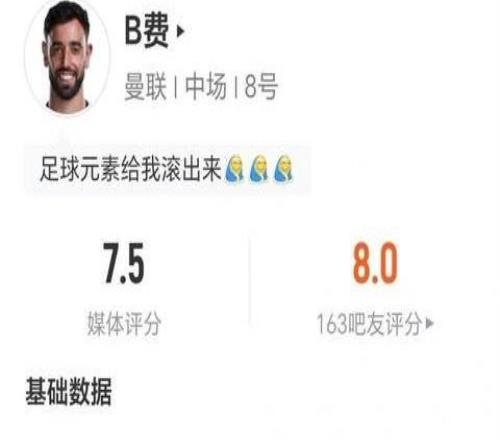 B費本場數(shù)據(jù)：3射兩正打進1球，1次關鍵傳球，19次丟失球權(quán)