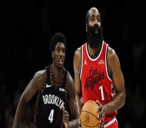 升西部第11！哈登31+6快船大勝籃網(wǎng)小卡26+5+5波特三分9中0