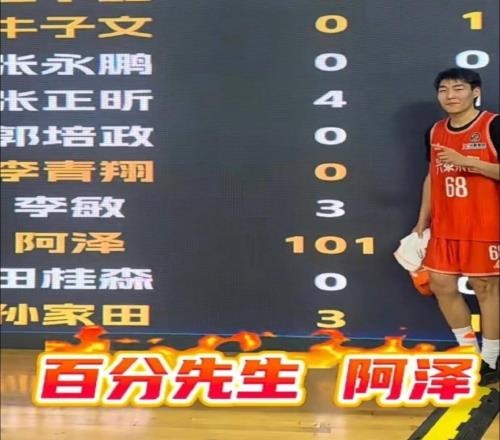 CBA球員打野球可太強(qiáng)了！單場(chǎng)狂砍101分，二分球28中27