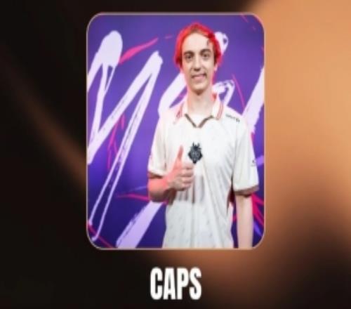 G2中單選手Caps榮獲國外聯(lián)盟頒獎典禮LEC年度最佳選手獎