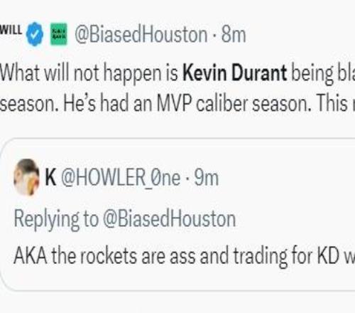 火箭跌第7隊(duì)記稱(chēng)非KD之過(guò)！火蜜稱(chēng)肢體語(yǔ)言很沮喪休媒：精神疲憊