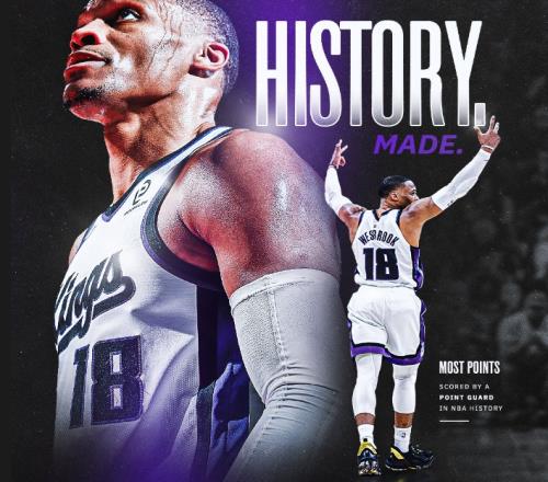 控衛第1，威少26711分！庫里26103分，魔術(shù)師17707分，歐文納什呢