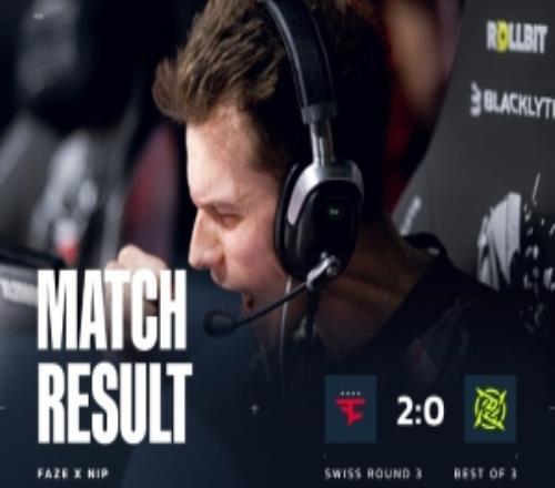 戰(zhàn)艦直接轟鳴！FaZe兩圖加時(shí)橫掃NIP三連勝晉級(jí)傳奇組