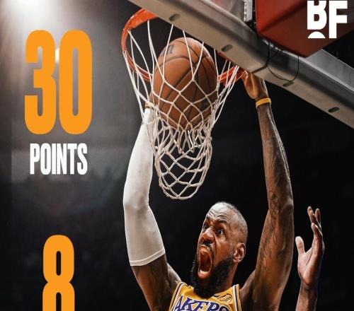 41歲勒布朗又創(chuàng)4歷史第一！近三戰(zhàn)場均29+8+8湖媒：永遠不該退役