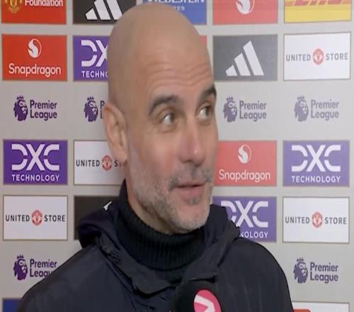 瓜帥：曼聯(lián)確實更出色輸球絕不僅僅是哈蘭德一個人的問題
