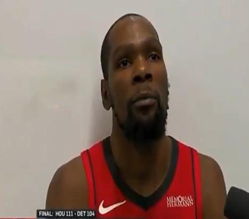 杜蘭特：我背靠背打85分鐘是五千多萬美元薪水應做的