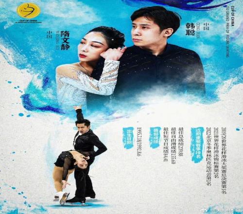 隋文靜韓聰將時(shí)隔三年重返國(guó)際賽場(chǎng)，自由滑選曲為《只此青綠》