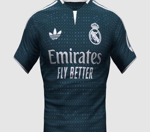 皇馬2627賽季客場(chǎng)曝光：墨綠色設(shè)計(jì)，致敬1213賽季第三球衣