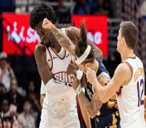 NBA官宣沖突互毆罰單：阿爾瓦拉多被禁賽兩場馬威被禁賽一場