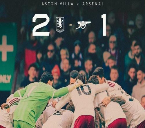 被維拉讀秒絕殺，阿森納連續18場(chǎng)不敗遭終結+賽季第二敗