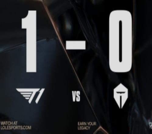 资源全放！Faker发条摧枯拉朽主宰比赛TES未战先怯T1赢首局